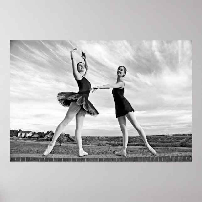 Poster Joyeuses ballerines (Devant)