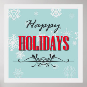 Poster Joyeuses fêtes