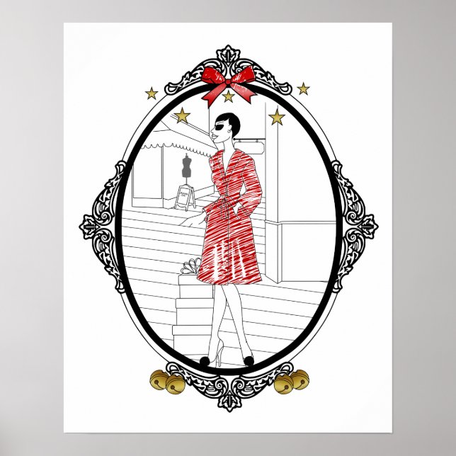 Poster Joyeuses Fêtes (Devant)