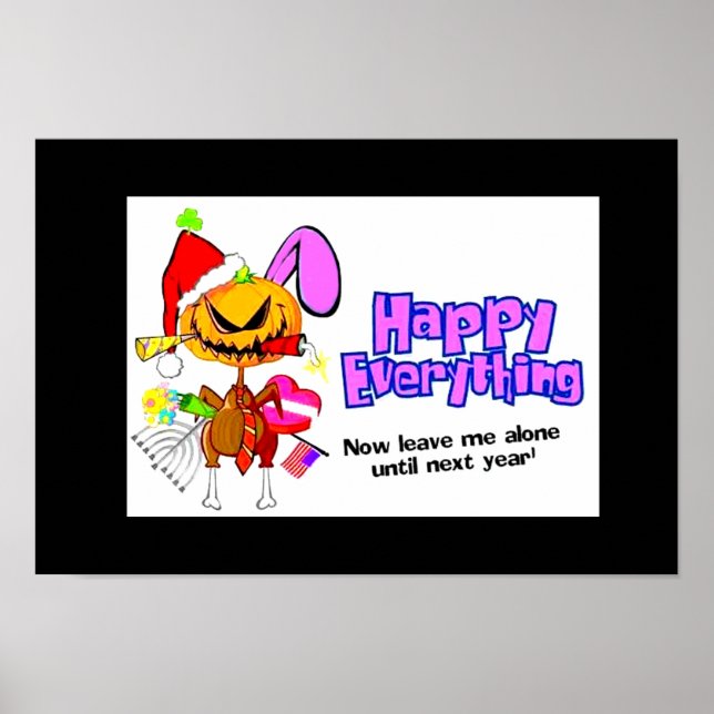 Poster Joyeuses Vacances-Joyeux Tout-Joyeux Tout (Devant)