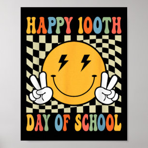 Poster Joyeux 100 Jours 100ème Jour De L'École Enseignant