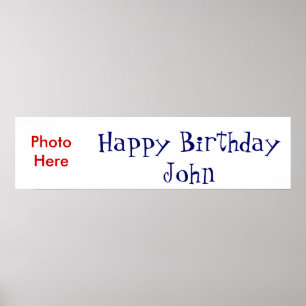 Poster Joyeux anniversaire