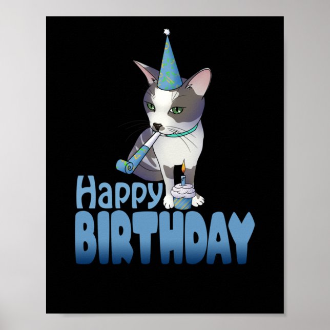 Poster Joyeux anniversaire (Devant)