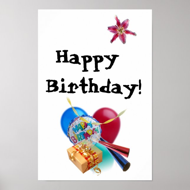 Poster Joyeux anniversaire ! (Devant)