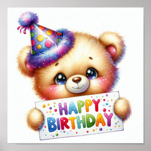 Poster Joyeux anniversaire