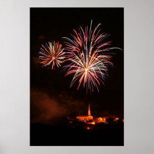 Poster Joyeux anniversaire Etats-Unis