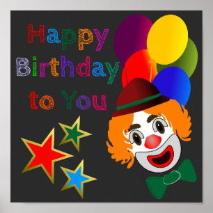 Poster Joyeux Anniversaire Pour Vous