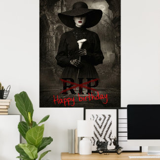 Poster Joyeux Anniversaire Sarcastique