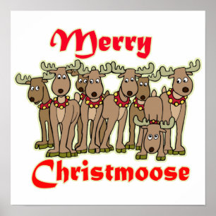 Poster Joyeux Christmoose
