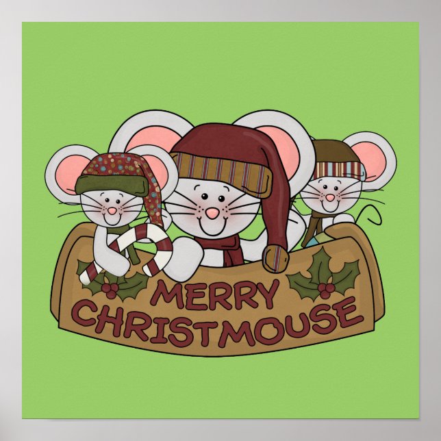 Poster Joyeux Christmouse (Devant)