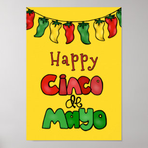Poster Joyeux Cinco de Mayo