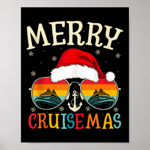 Poster Joyeux Cruisemas Croisière Vacances Bateau de Croi