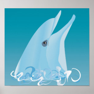 Poster Joyeux dauphin