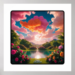 Poster Joyeux dîner de Noël Inspiration de table