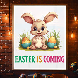 Poster Joyeux Eggster - Chasse aux Oeufs de Pâques