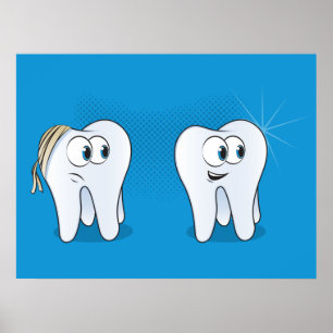 Poster Joyeux Et Triste Dents