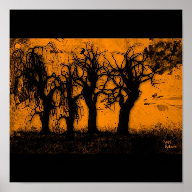 Poster Joyeux Halloween (Devant)