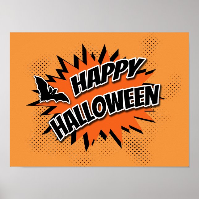 Poster Joyeux Halloween (Devant)