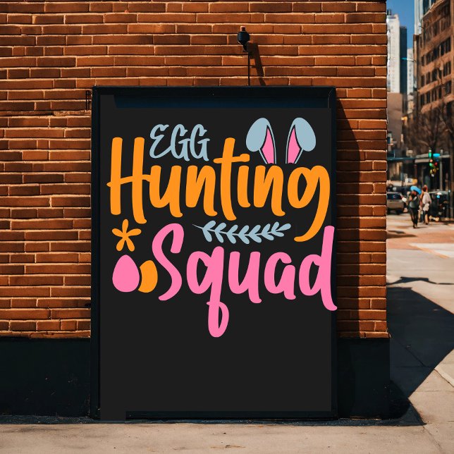 Poster Joyeux jour de Pâques - Oeufs Lover (Créateur téléchargé)