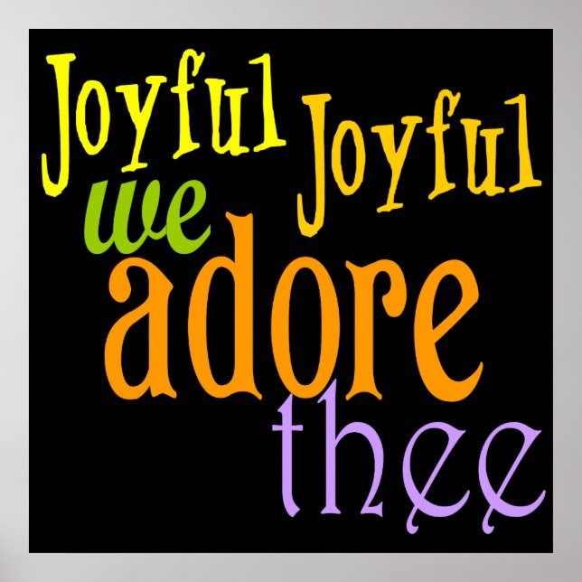 Poster Joyeux, Joyeux (Devant)