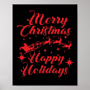 POSTER JOYEUX JOYEUX JOURS DE NOËL