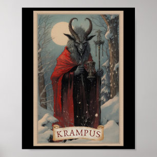 Poster Joyeux Krampus Noël Xmas Horreur Sweat-shirt hideu