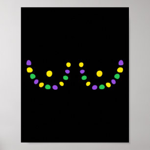 Poster Joyeux Mardi Gras Funny