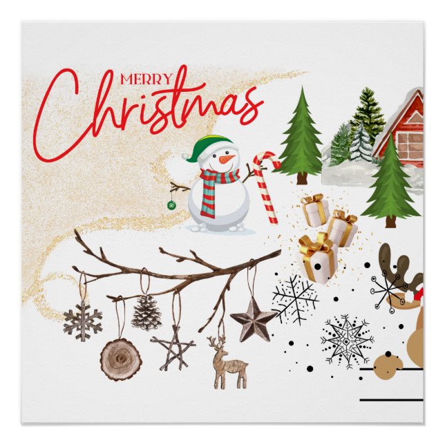 Poster Joyeux Noël (Devant)