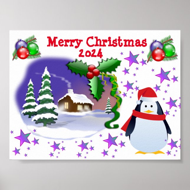 Poster Joyeux Noël (Devant)