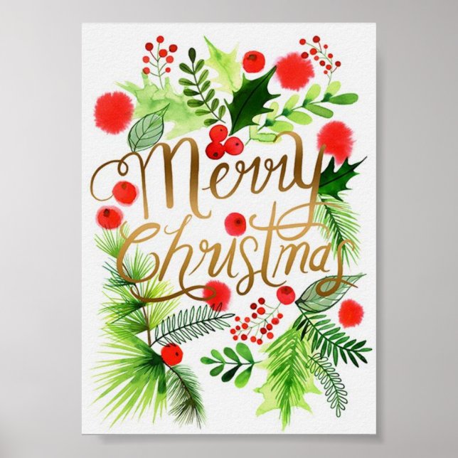 Poster joyeux noël (Devant)