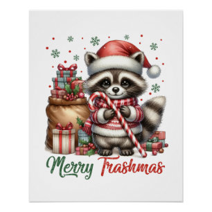 Poster Joyeux Noël cadeau de Noël