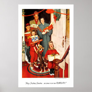 Poster Joyeux Noël, couverture du magazine de Noël de gra