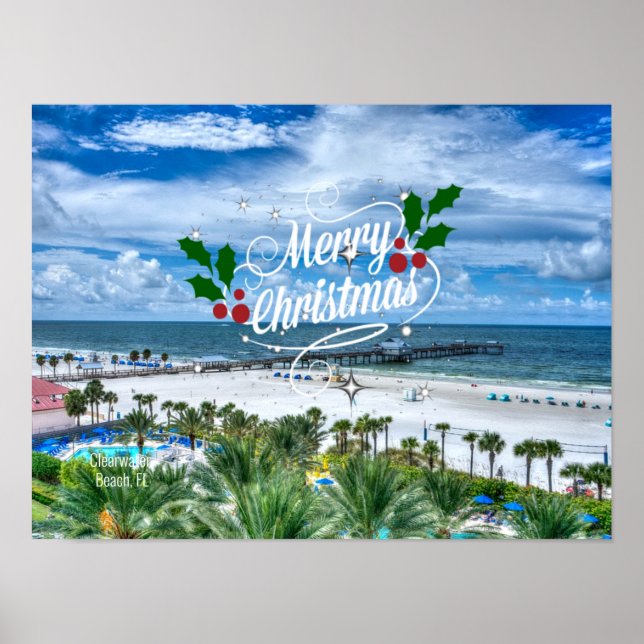 Poster Joyeux Noël de Floride (Devant)