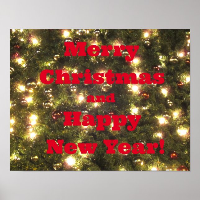 Poster Joyeux Noël et Bonne Année ! (Devant)