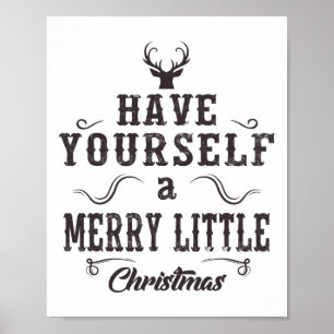 Poster Joyeux Noël Funny Matching Famille Noël Joyeux Cad