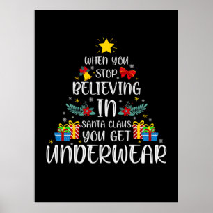 Poster Joyeux Noël Quand Vous Cessez De Croire En