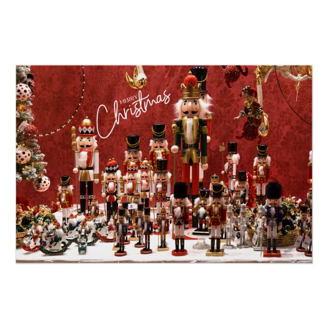 Poster Joyeux noisettes de Noël (Devant)