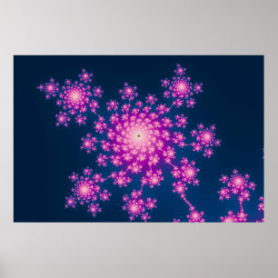 Poster Joyeux Nouvel An Fractal