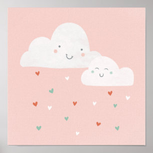 Poster Joyeux nuages