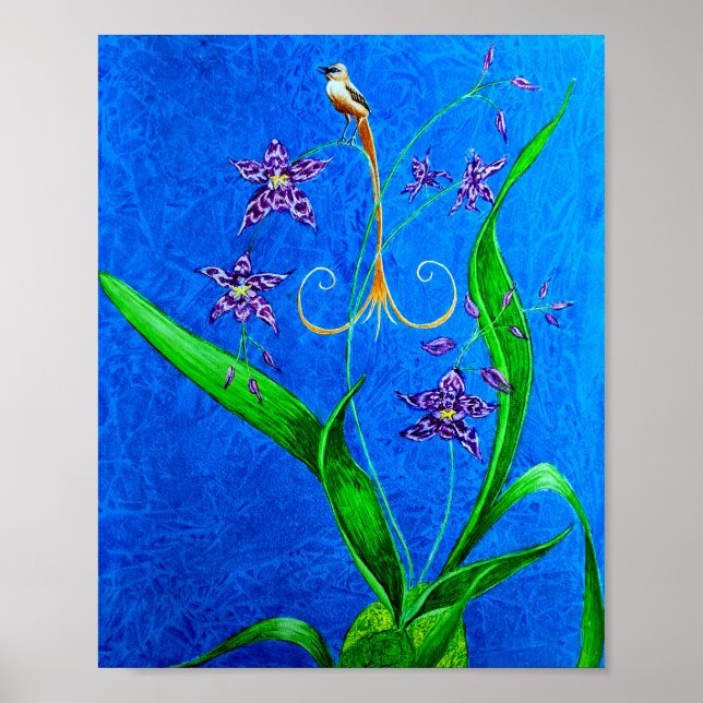 Poster Joyeux ornithologie hawaïenne (Devant)