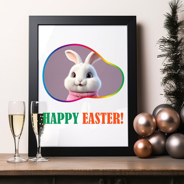 Poster Joyeux Pâques ! Christianisme (Créateur téléchargé)
