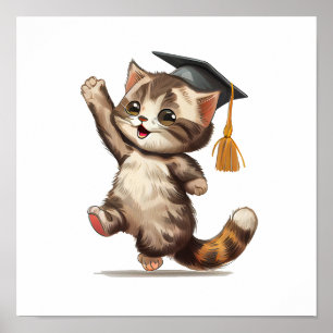 Poster joyeux petit chat