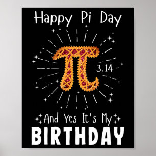 Poster Joyeux Pi Day Tee Math Geek Anniversaire Cool Math