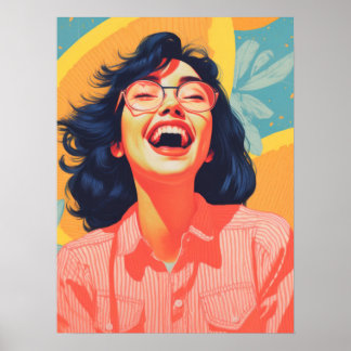 Poster Joyeux Regard : Faire place au bonheur