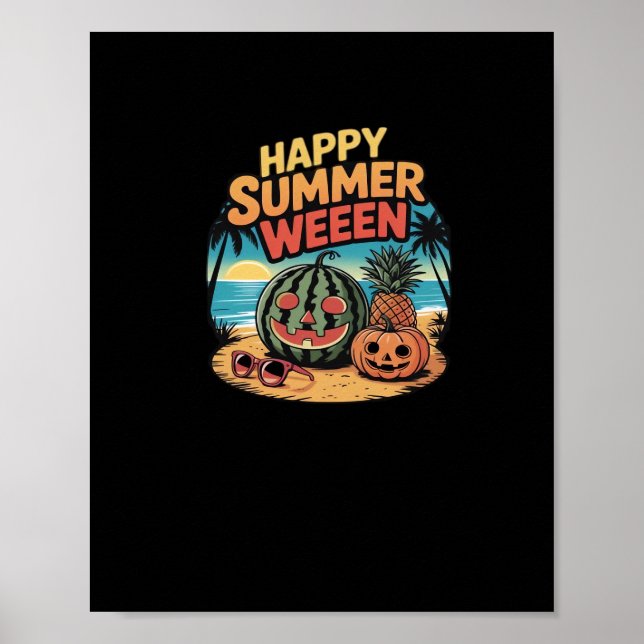 Poster Joyeux summerween classique (Devant)