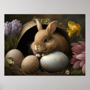 Poster Joyeux voeux de Pâques