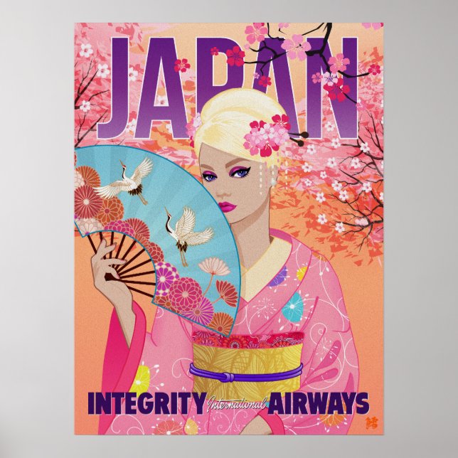 Poster Joyful in Japan (Devant)