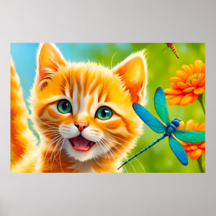 Poster Joyous Kitten