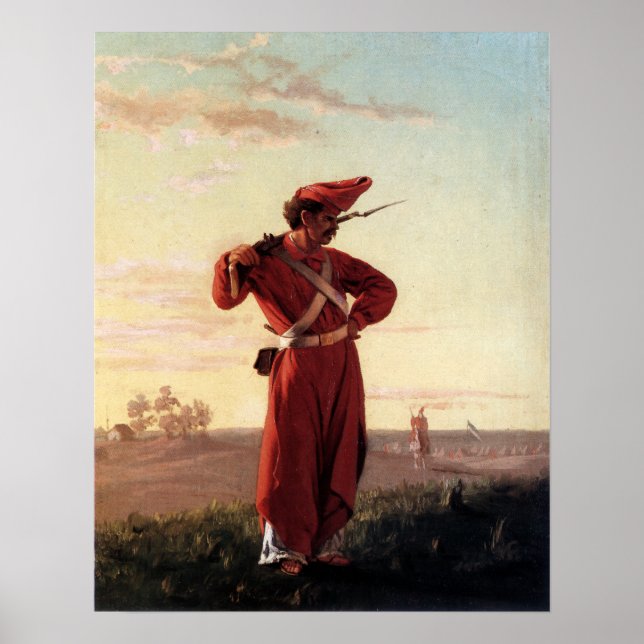 Poster Juan Manuel Blanes Mazorquero (Devant)