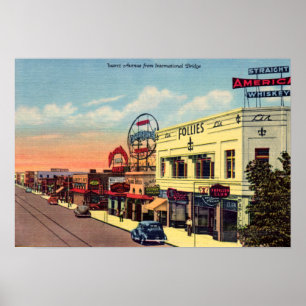 Poster Juarez, Mexique